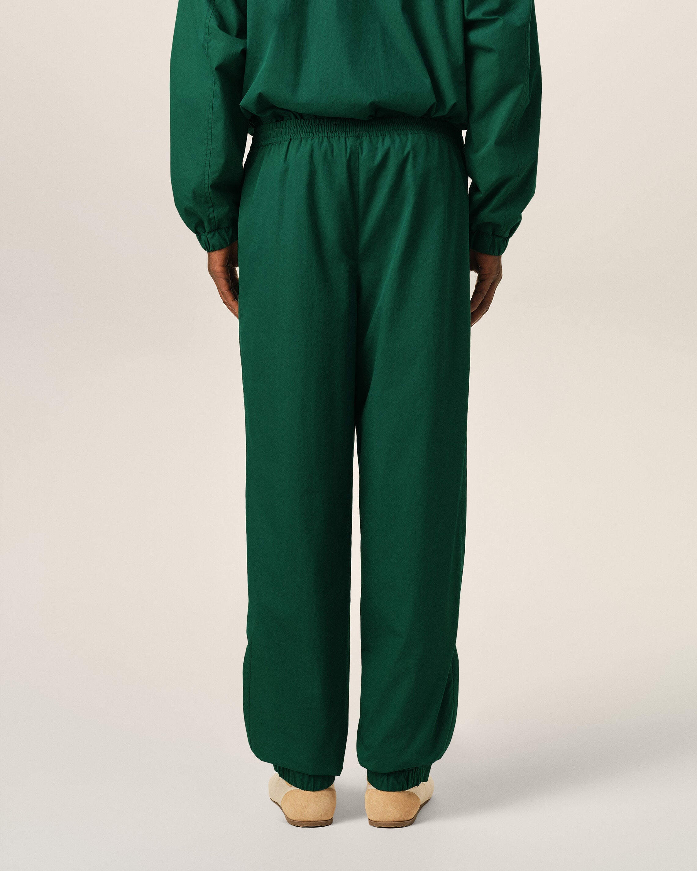 Green Cotton Ami De Coeur Trackpants