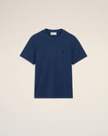 Blue Cotton Ami De Coeur T-shirt