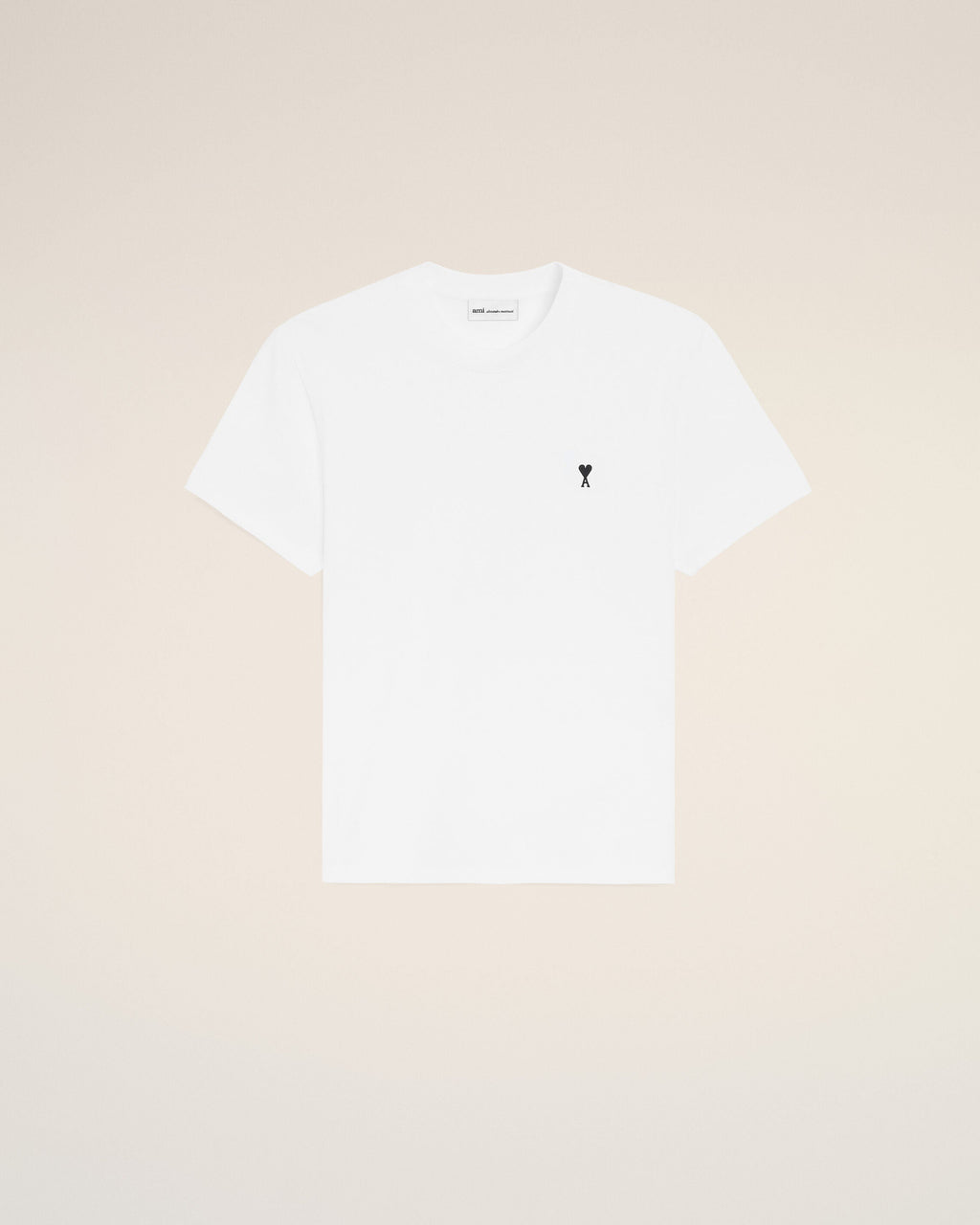 White Cotton Ami De Coeur T-shirt
