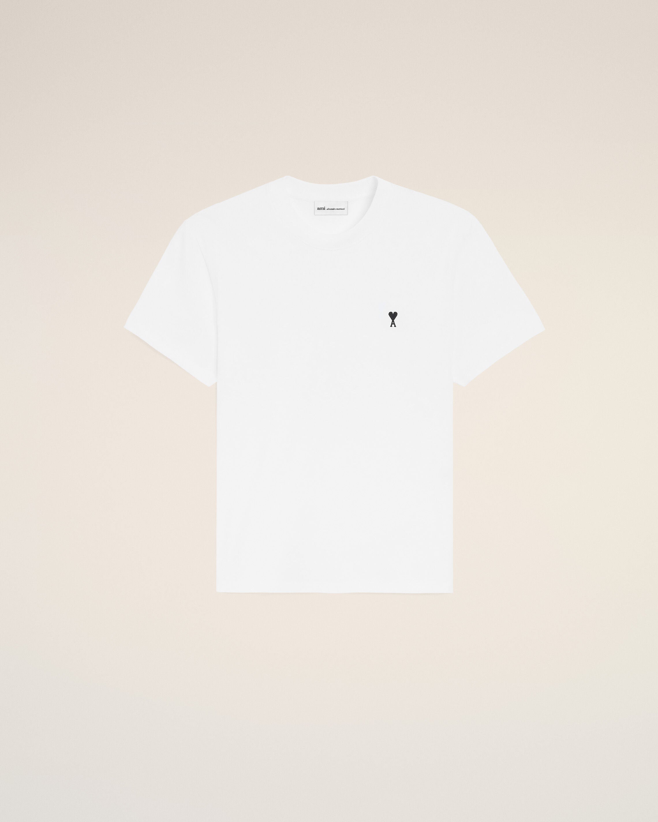 White Cotton Ami De Coeur T-shirt