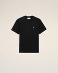 Black Cotton Ami De Coeur T-shirt