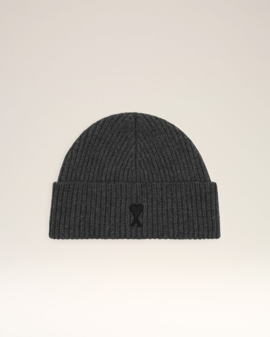 Grey Wool Ami De Coeur Beanie