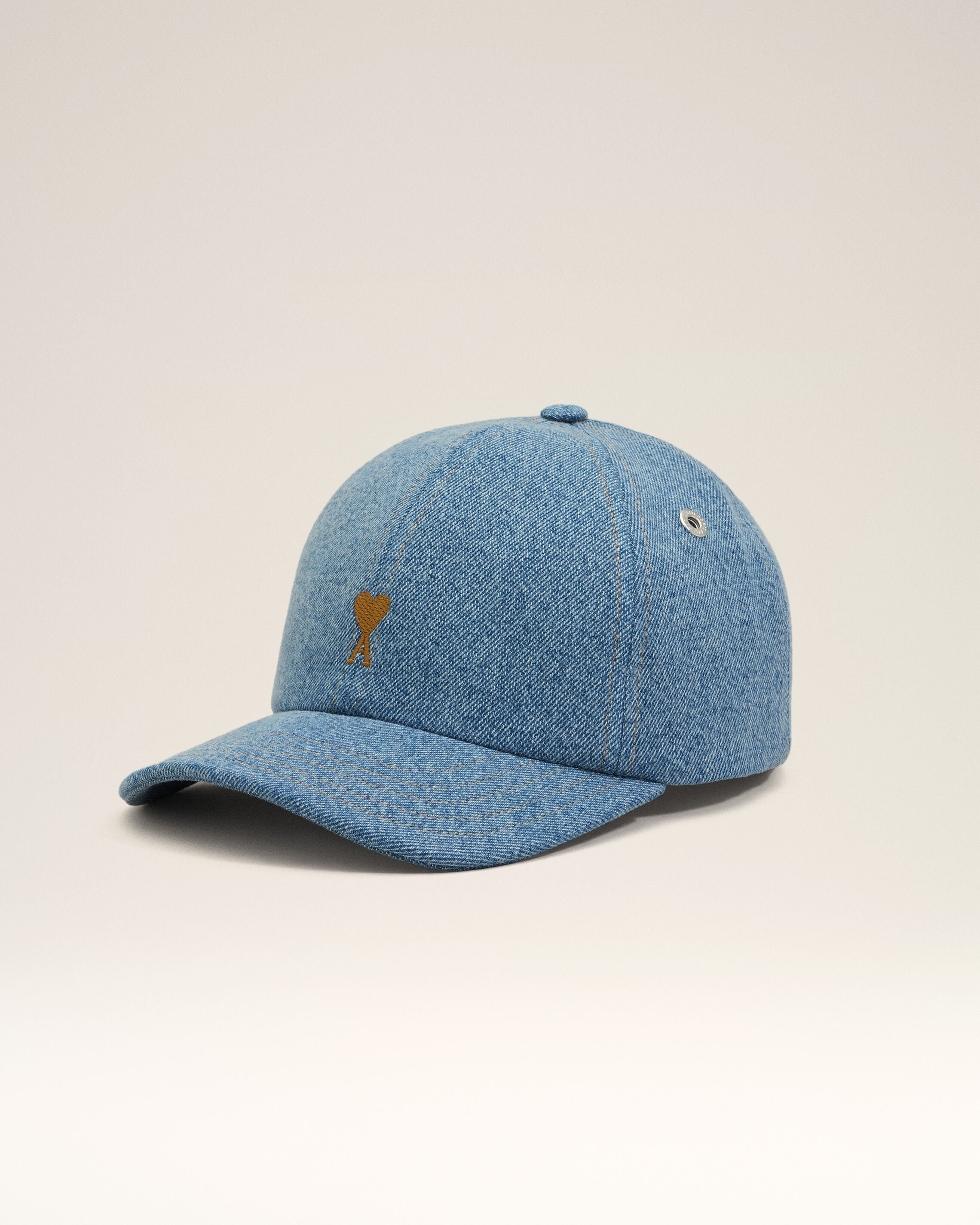 Blue Denim Ami De Coeur Embroidery Cap