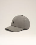 Grey Cotton Ami De Coeur Embroidery Cap