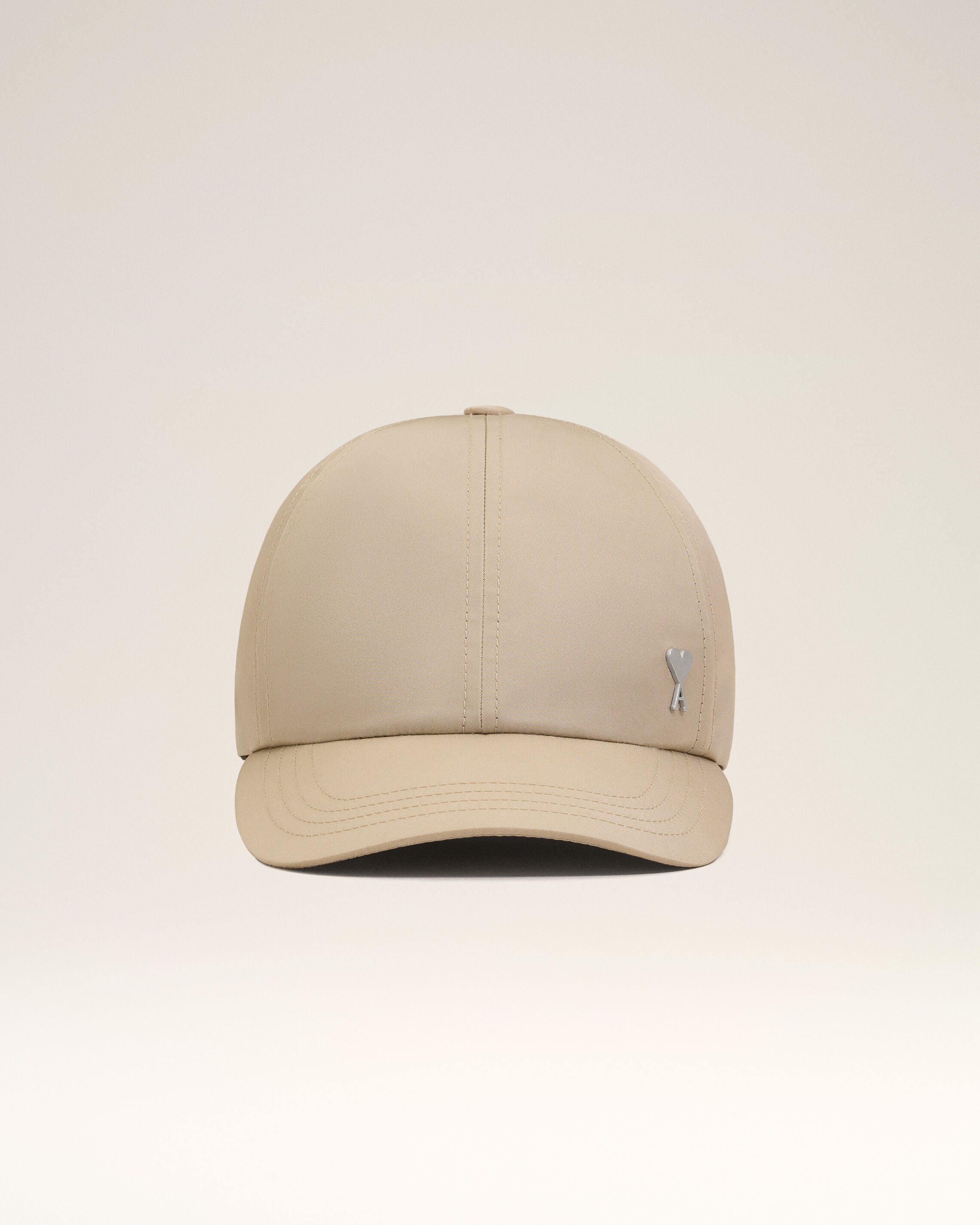 Beige Nylon Ami De Coeur Stud Cap