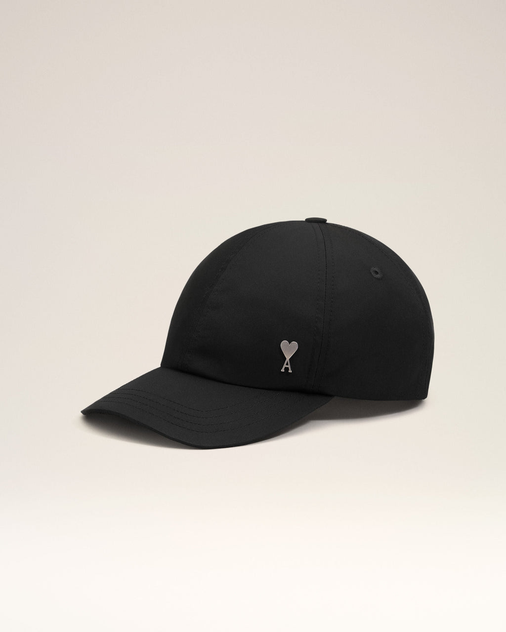 Black Nylon Ami De Coeur Stud Cap