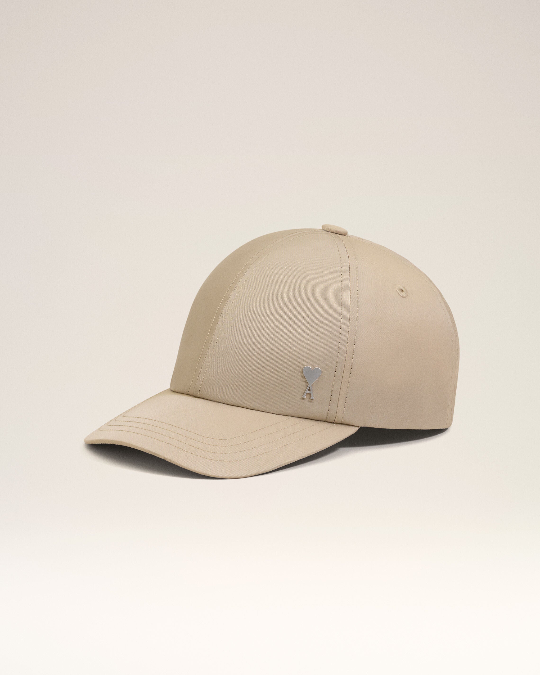 Beige Nylon Ami De Coeur Stud Cap