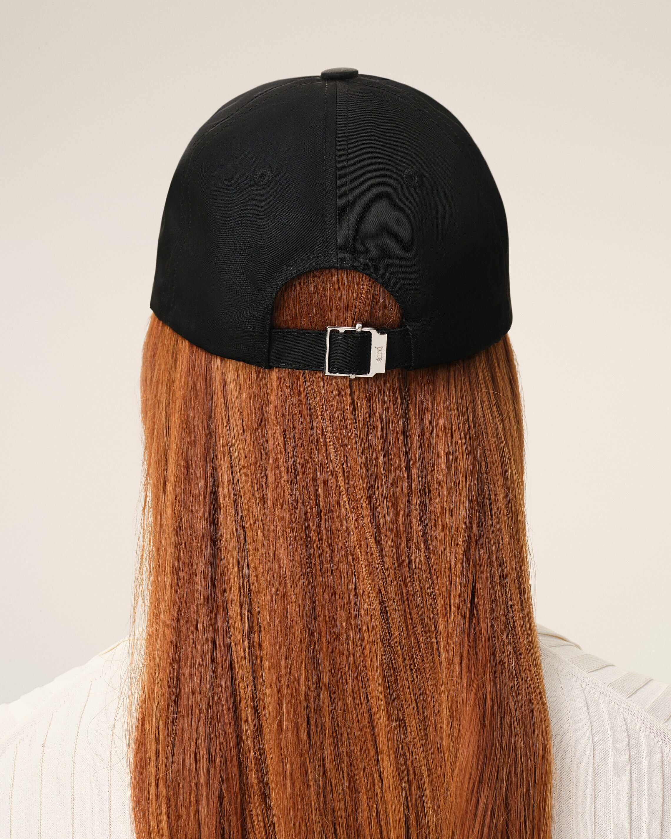 Black Nylon Ami De Coeur Stud Cap