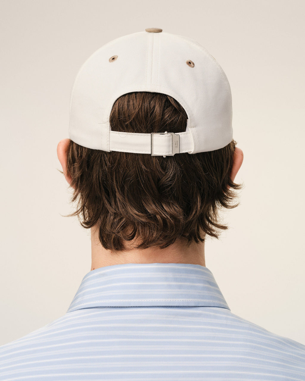 Beige And White Bicolor Cotton Ami Paris Cap