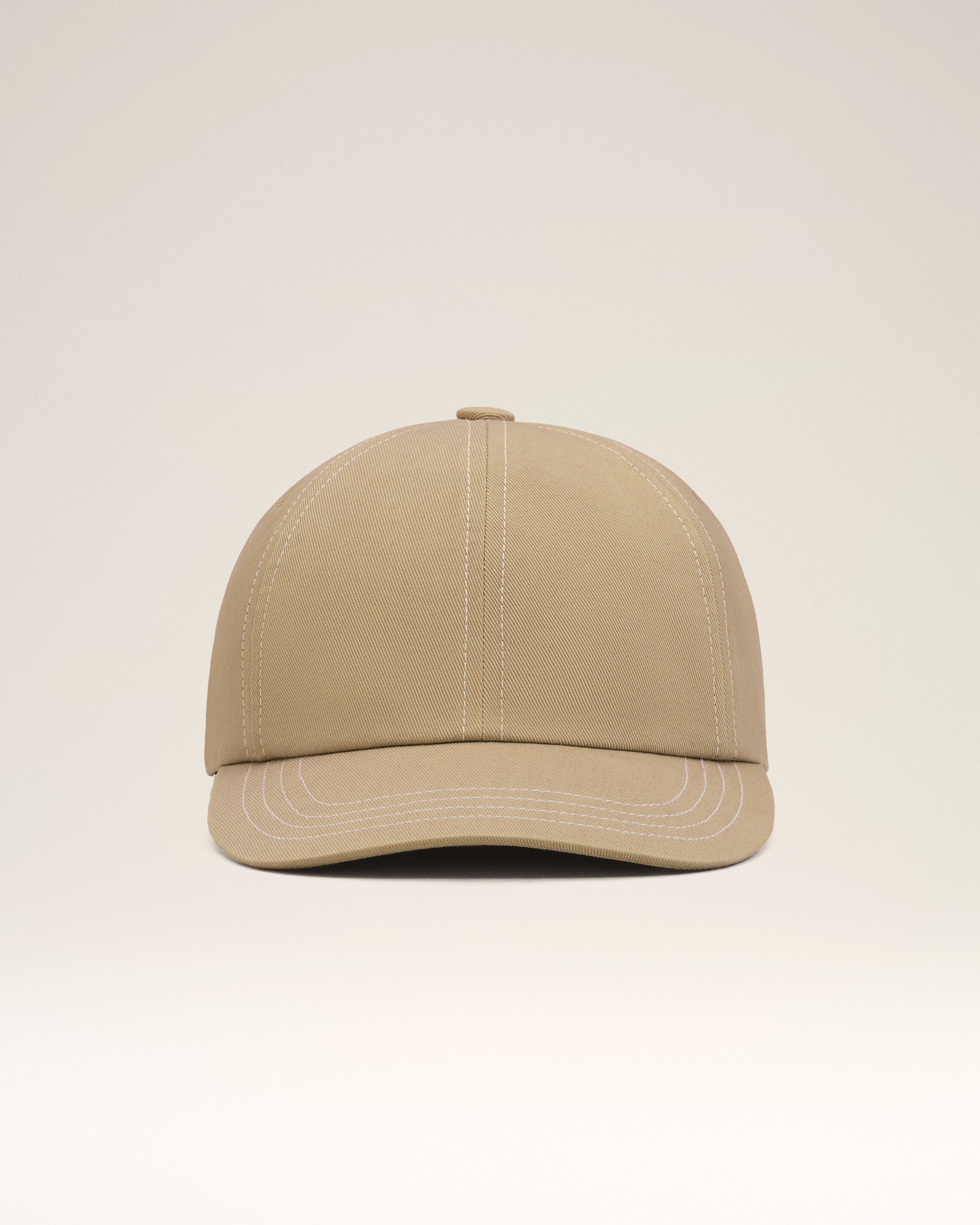 Beige Cotton Back Ami De Coeur Cap