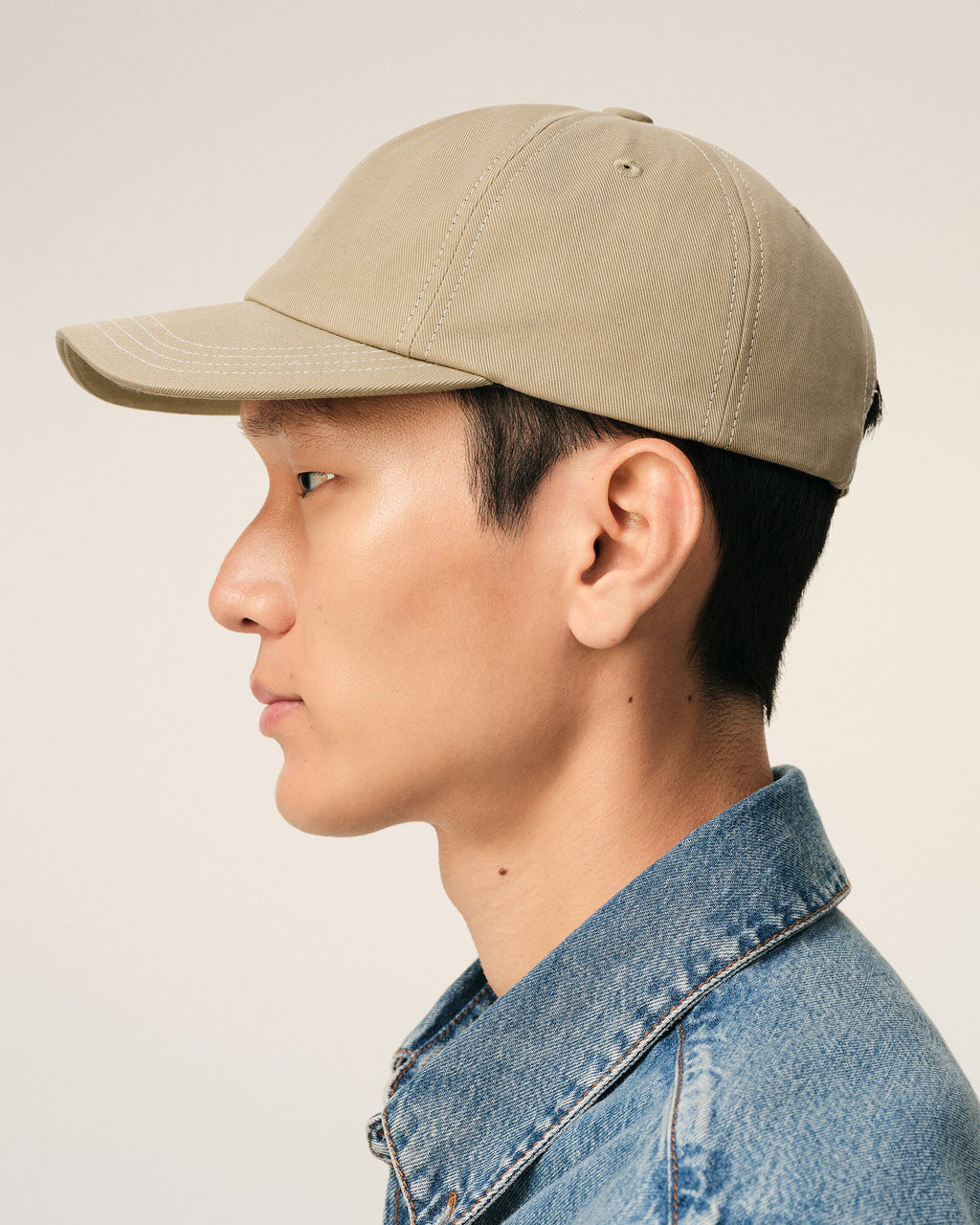 Beige Cotton Back Ami De Coeur Cap