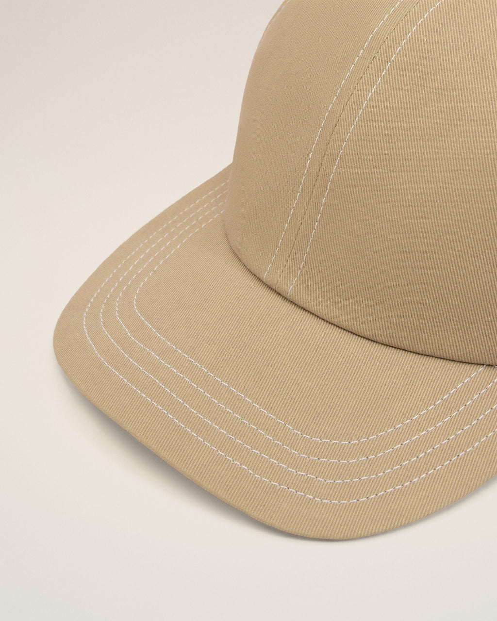 Beige Cotton Back Ami De Coeur Cap