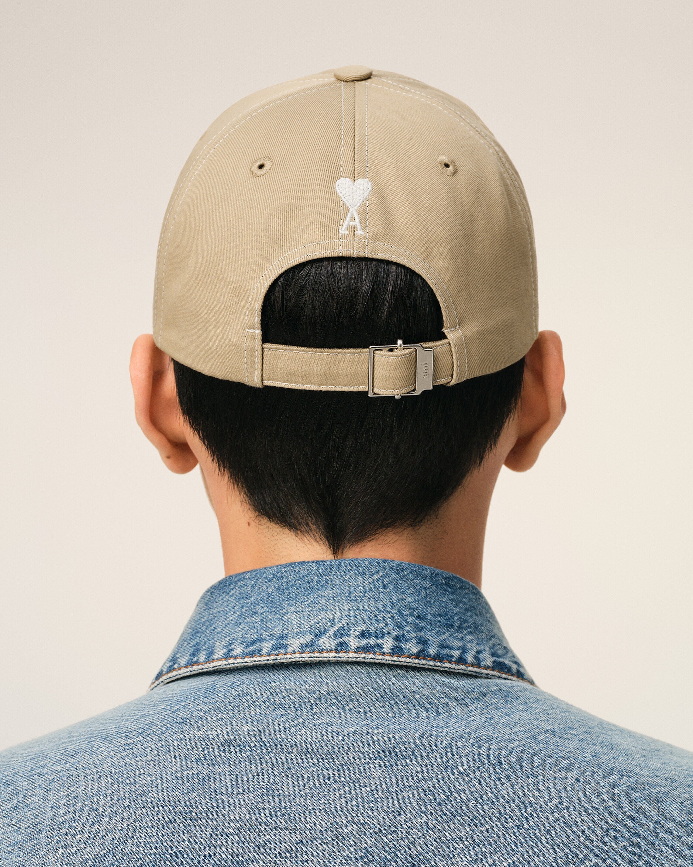 Beige Cotton Back Ami De Coeur Cap