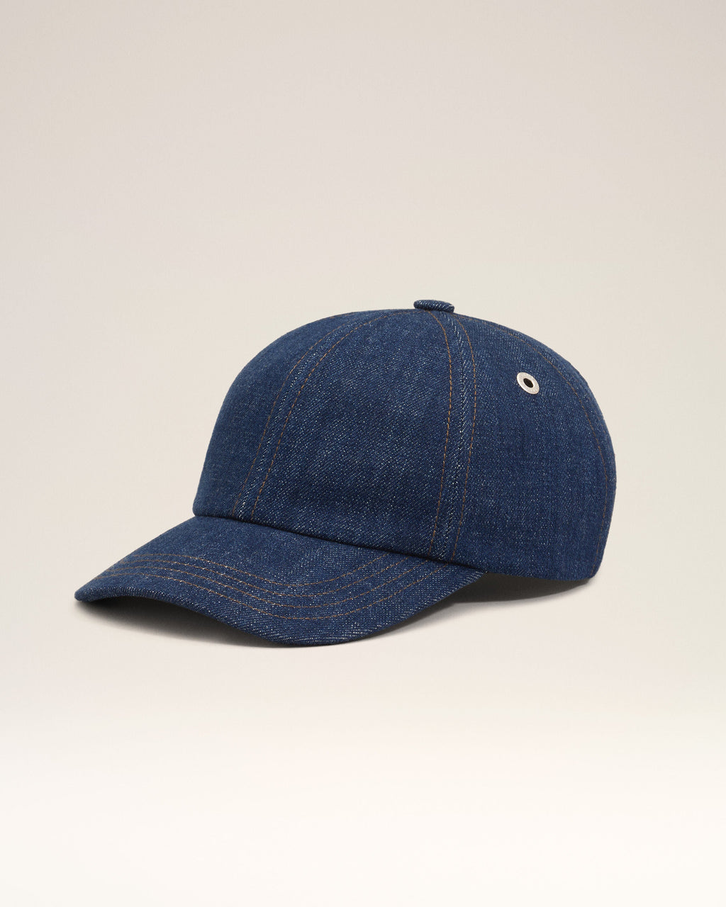 Blue Denim Ami Paris Side Patch Cap