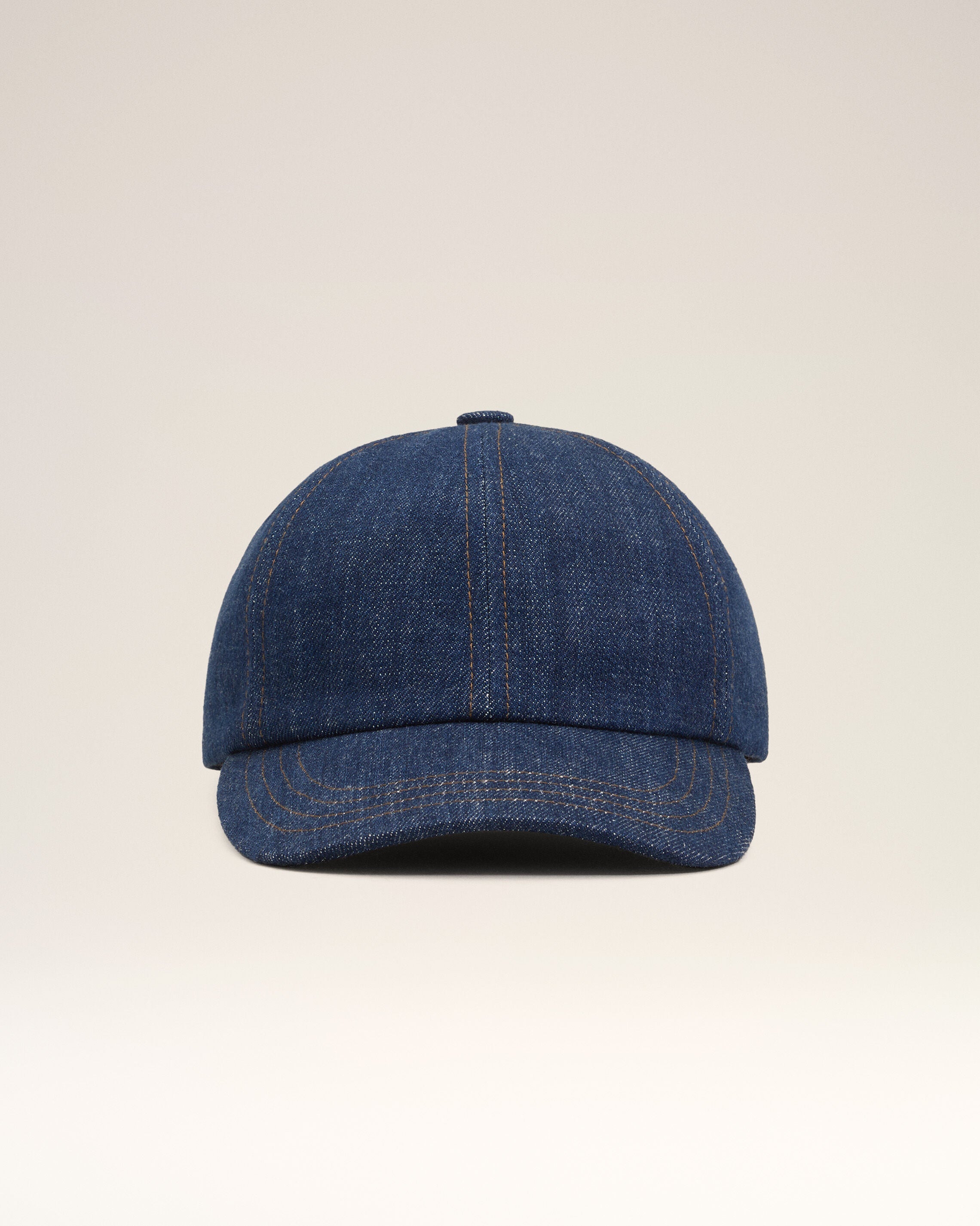 Blue Denim Ami Paris Side Patch Cap