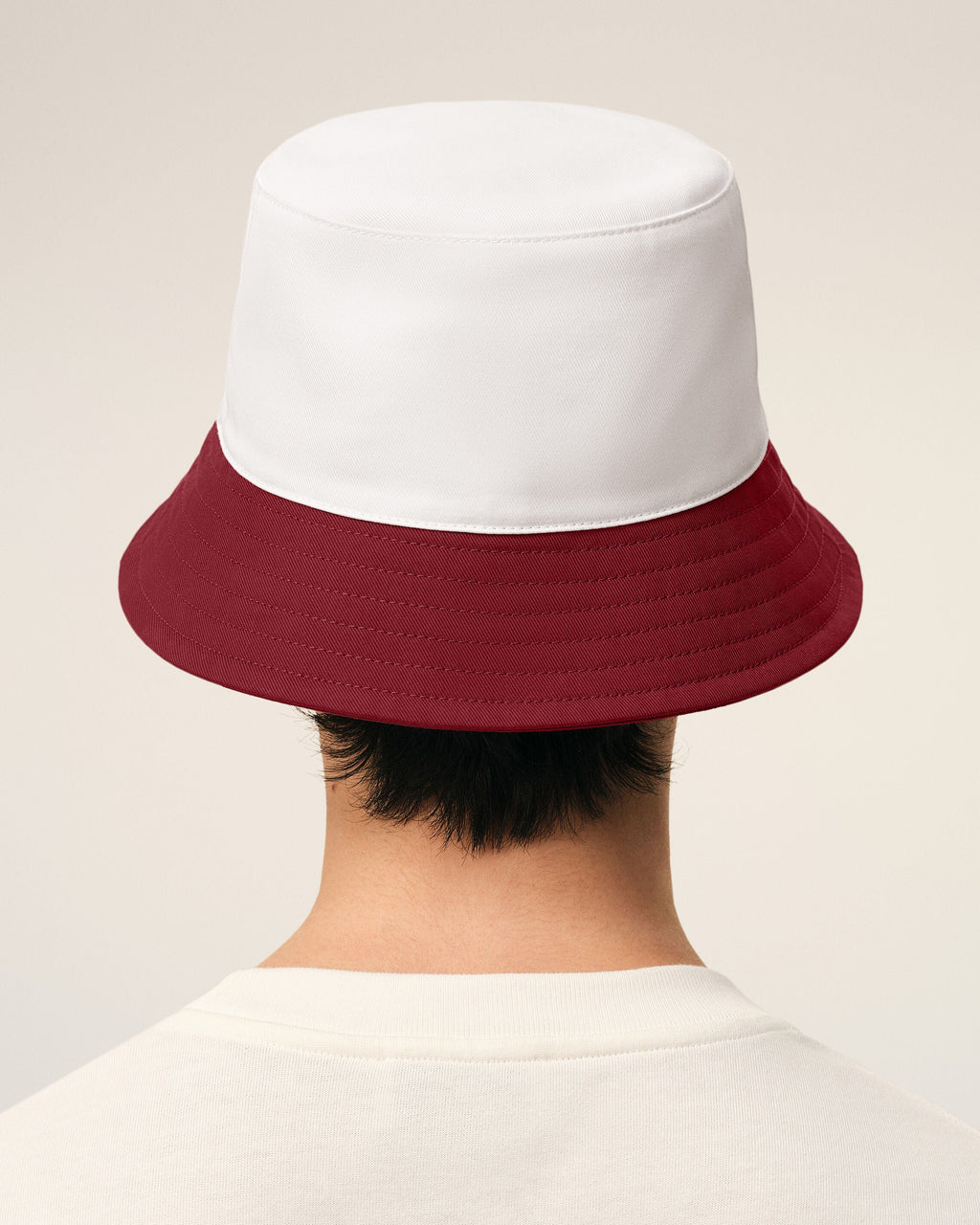 Red And White Cotton Ami Paris Hat