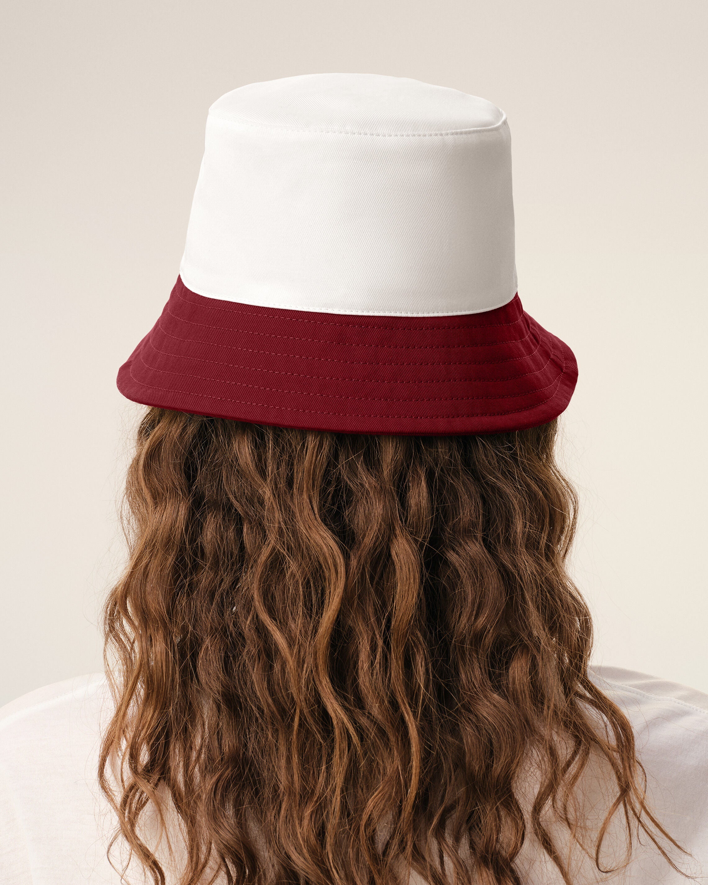 Red And White Cotton Ami Paris Hat