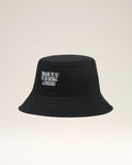 Black Cotton Thank You For Being A Friend Embroidery Hat