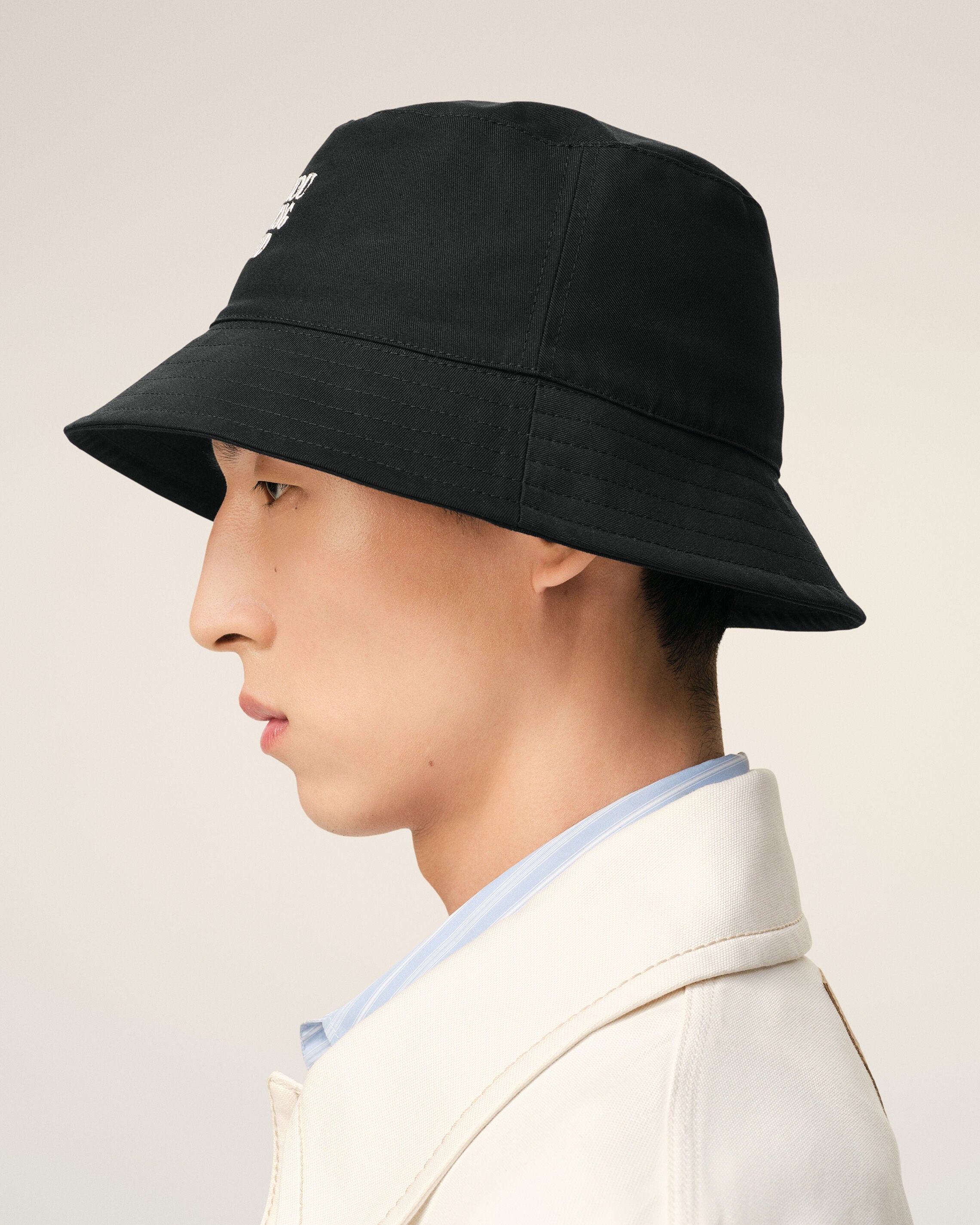 Black Cotton Thank You For Being A Friend Embroidery Hat
