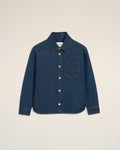 Blue Cotton Ami De Coeur Overshirt