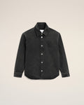 Black Cotton Knitted Ami De Coeur Overshirt
