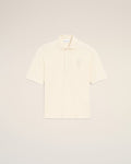 White Cotton Ami De Coeur Knitted Patch Polo