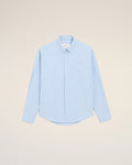 Blue Cotton Long Sleeve Ami De Coeur Boxy Shirt