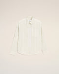 White Striped Cotton Ami De Coeur Boxy Shirt
