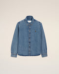 Blue Denim Cotton Ami De Coeur Shirt