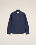 Blue Denim Cotton Ami De Coeur Shirt