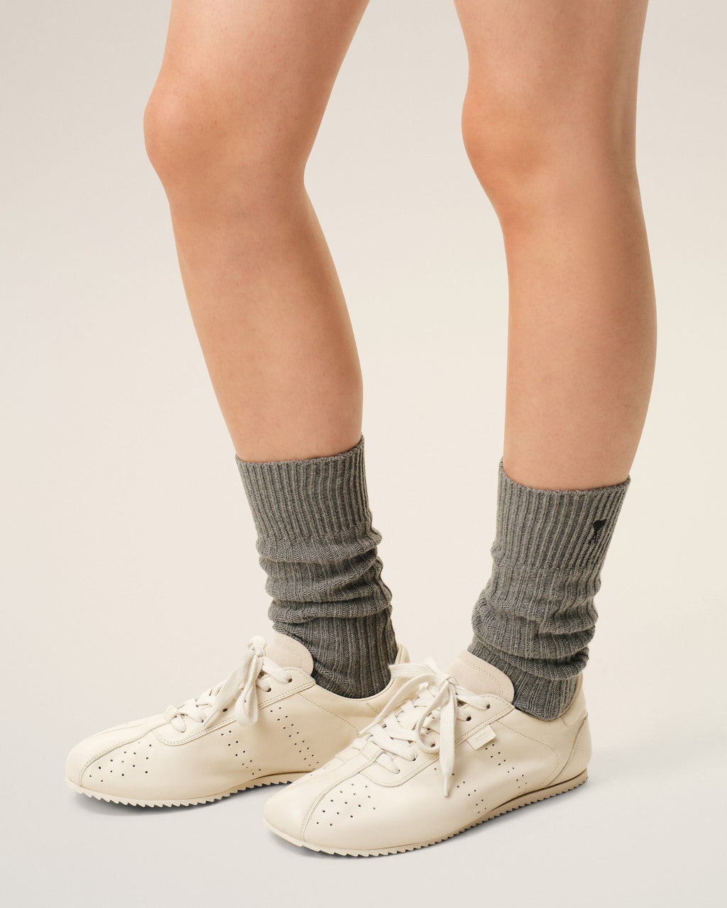 White Cow Leather Soft Sneakers