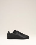 Black Cow Leather Soft Sneakers