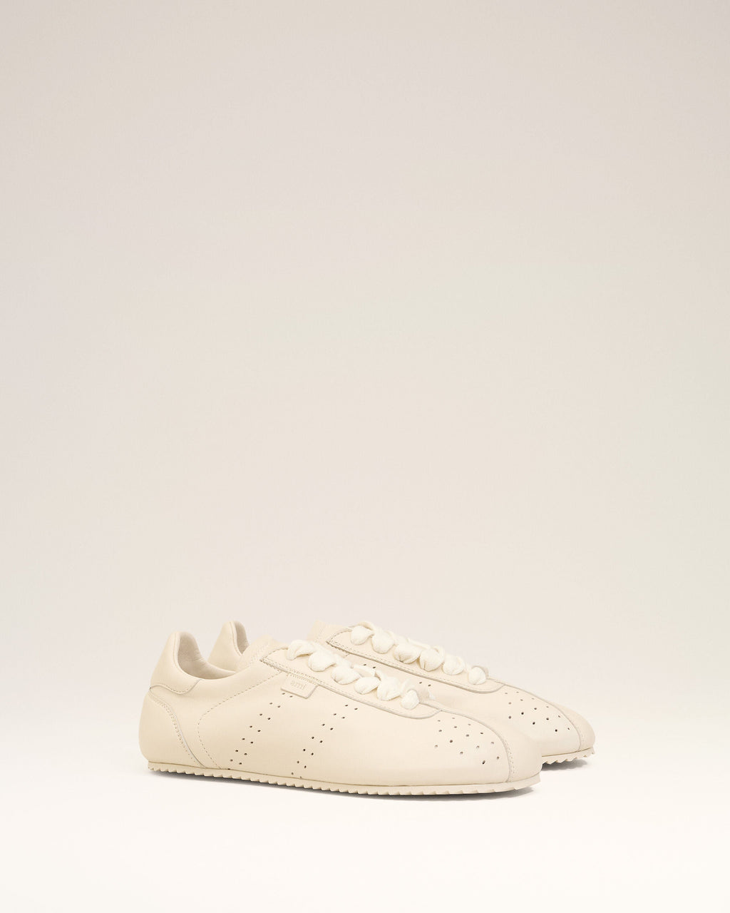 White Cow Leather Soft Sneakers