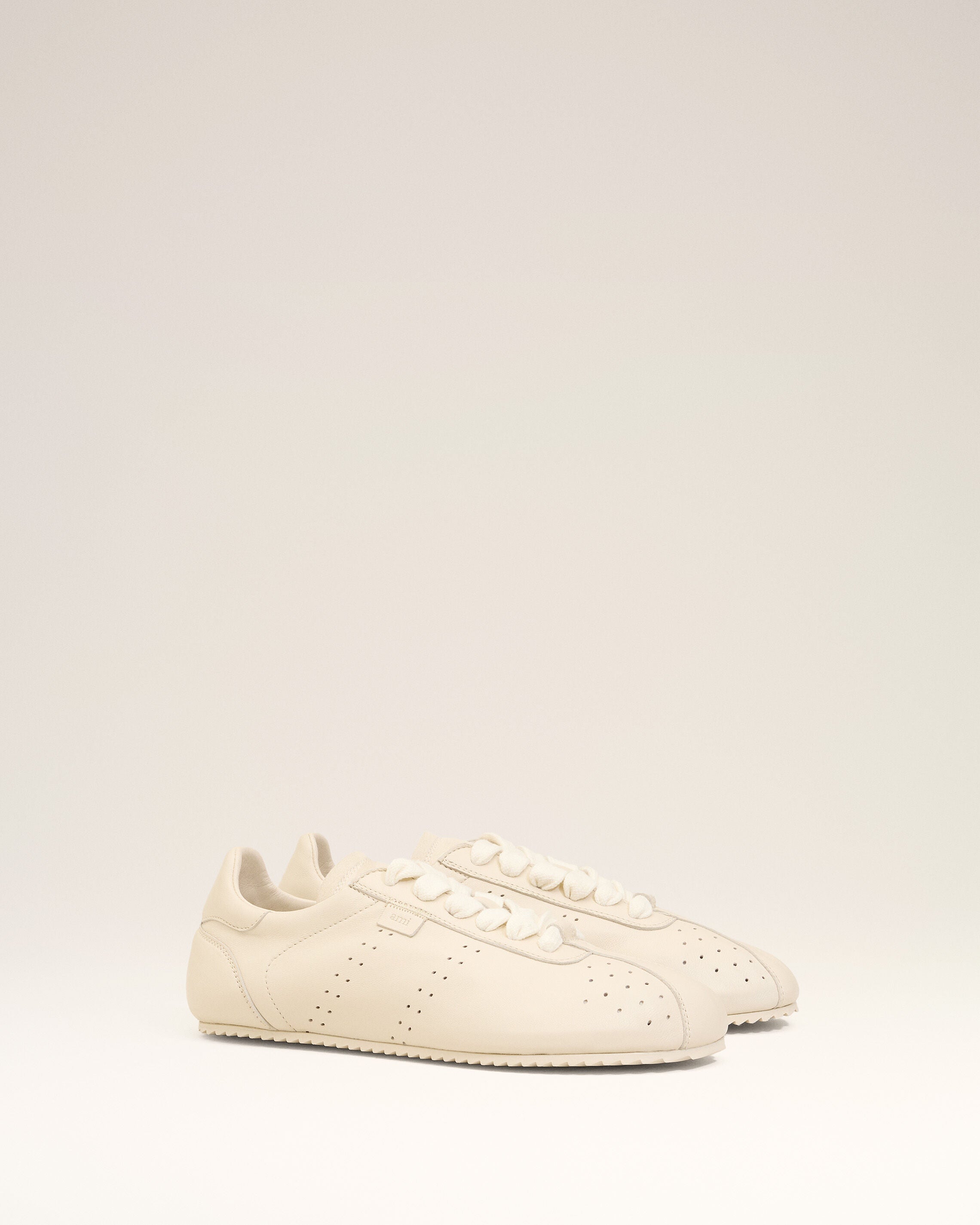 White Cow Leather Soft Sneakers