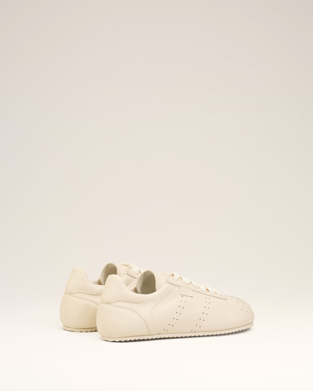 White Cow Leather Soft Sneakers