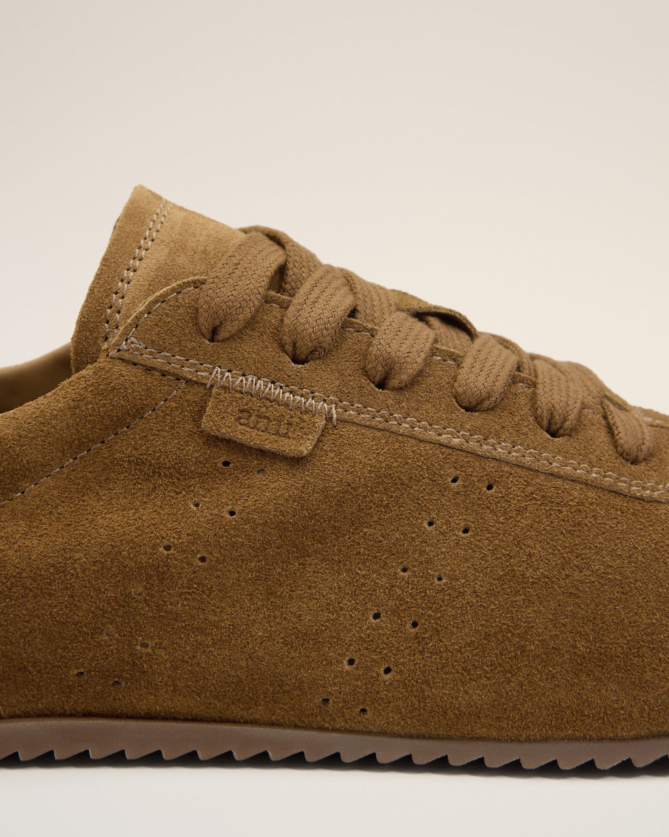 Brown Cow Leather Soft Sneakers