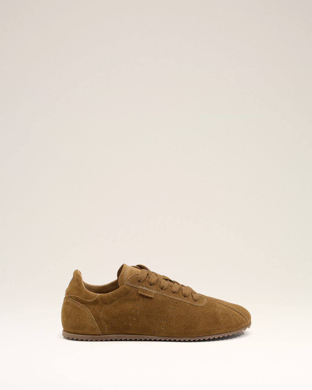 Brown Cow Leather Soft Sneakers