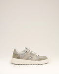 Grey Cowhide Leather A Walk Sneakers