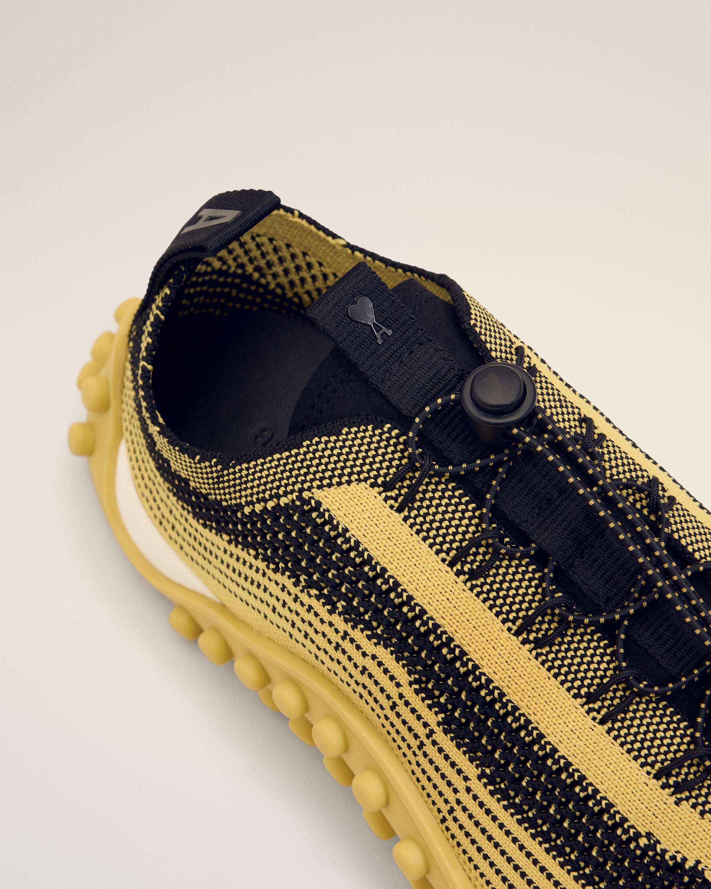 Yellow Knit Mirage Sneakers