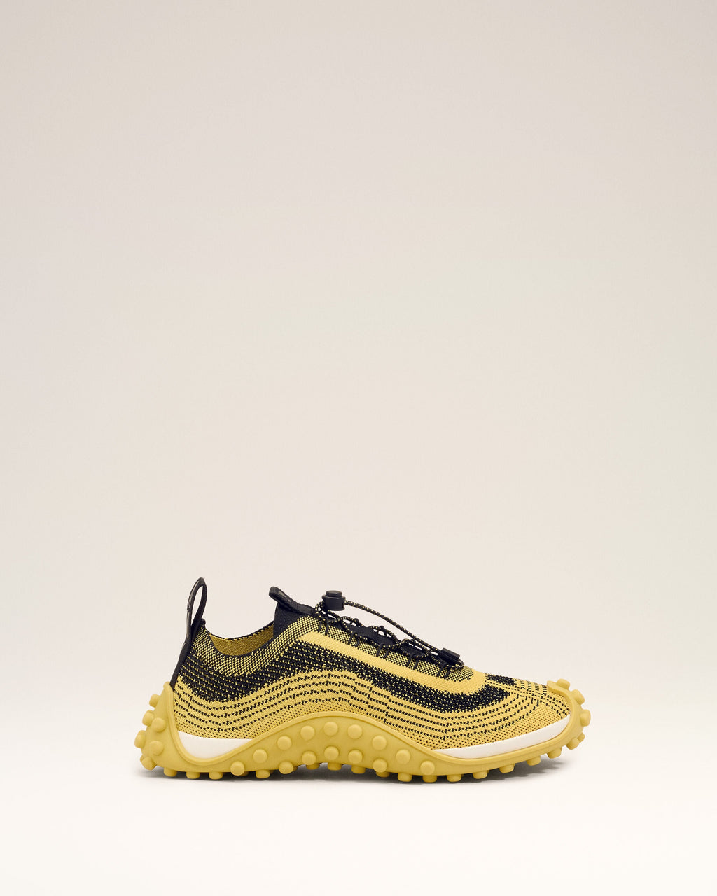 Yellow Knit Mirage Sneakers