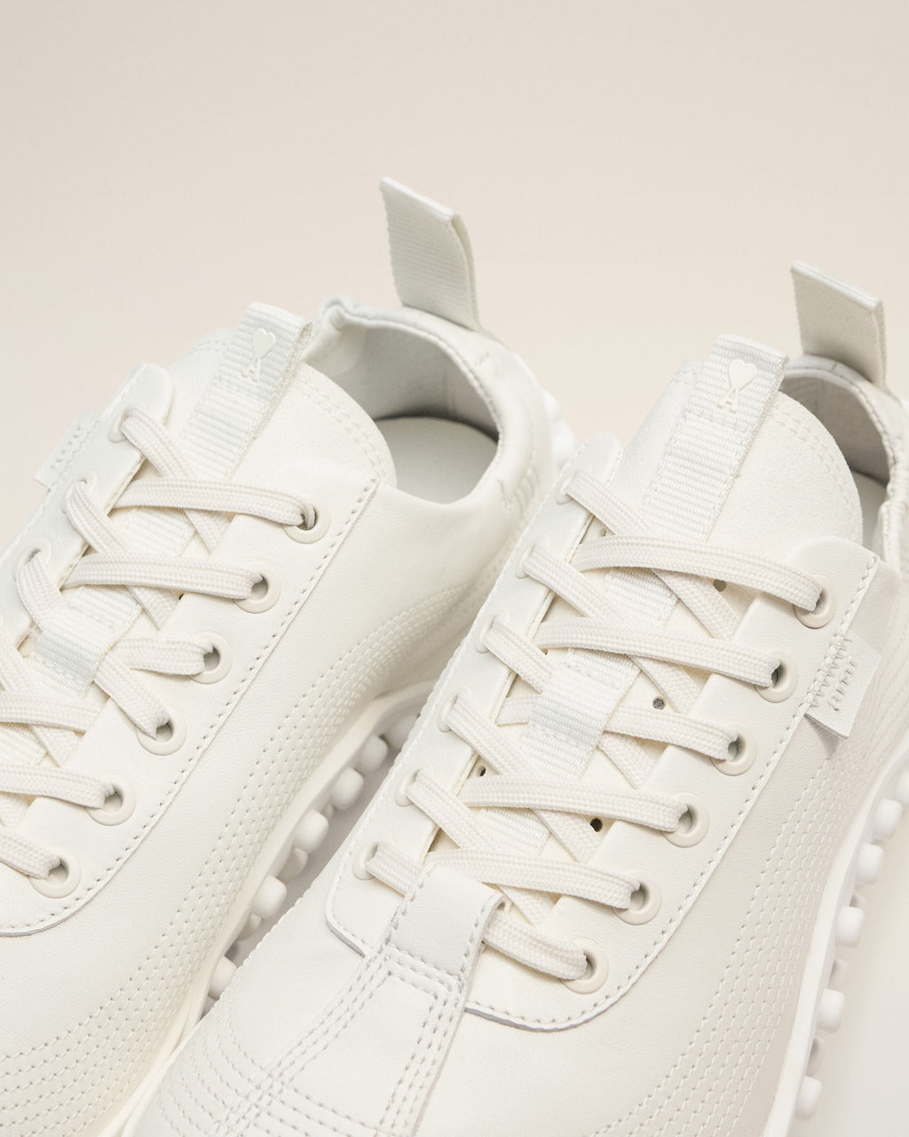 White Cow Leather Mirage Sneakers