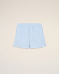 Blue Cotton Elasticated Shorts