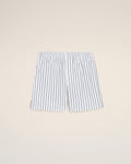 White Cotton Elasticated Shorts