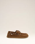 Brown Cow Leather Boat Shoes