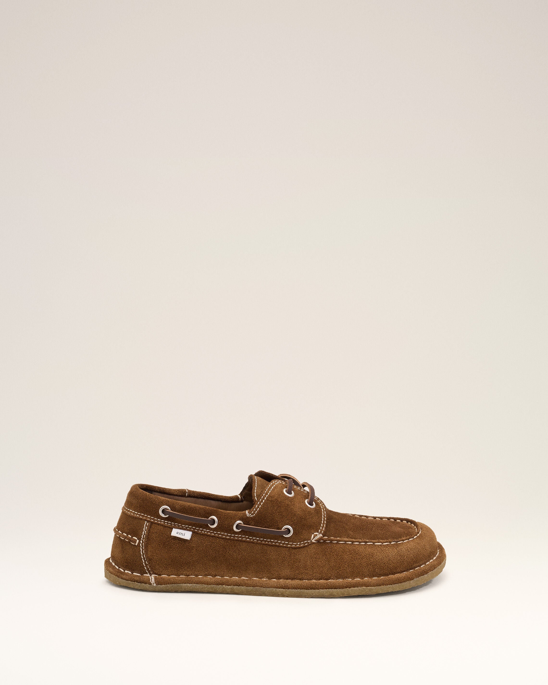Brown Cow Leather Boat Shoes