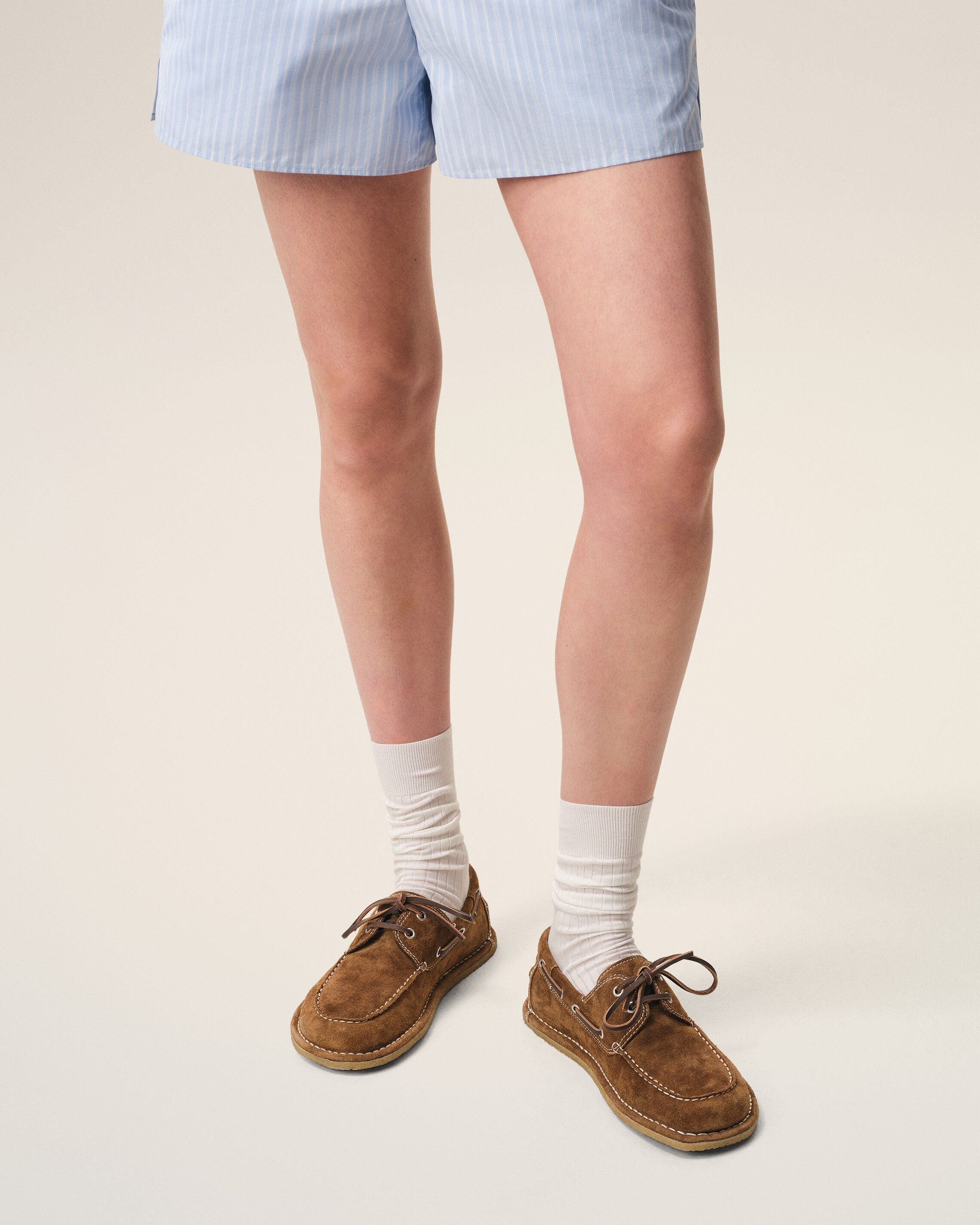 Brown Cow Leather Boat Shoes