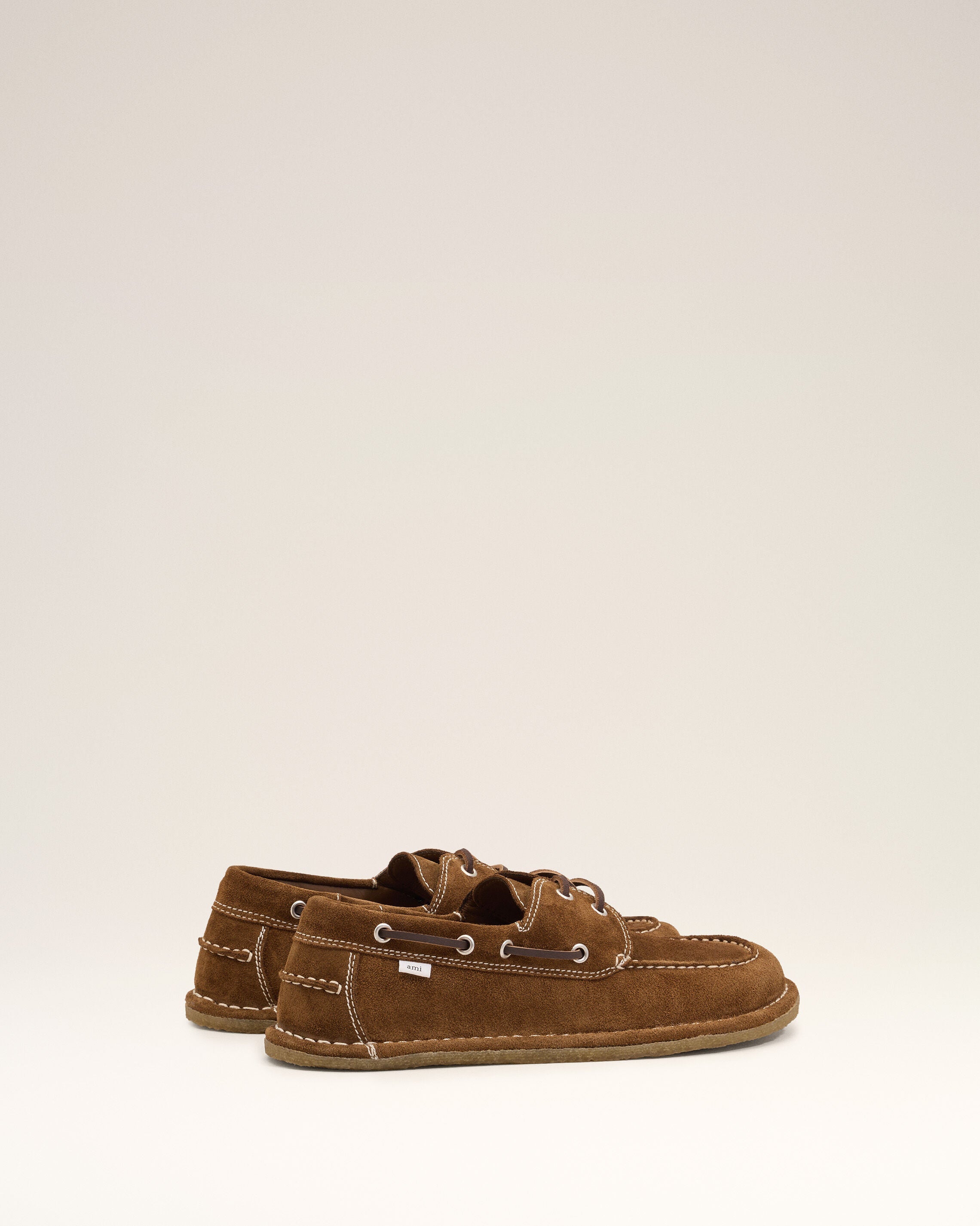 Brown Cow Leather Boat Shoes