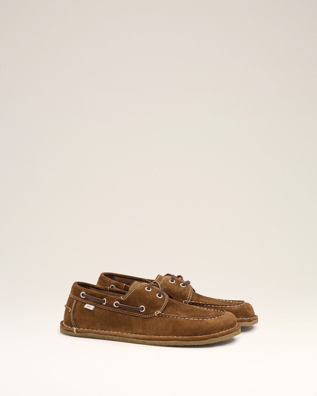 Brown Cow Leather Boat Shoes
