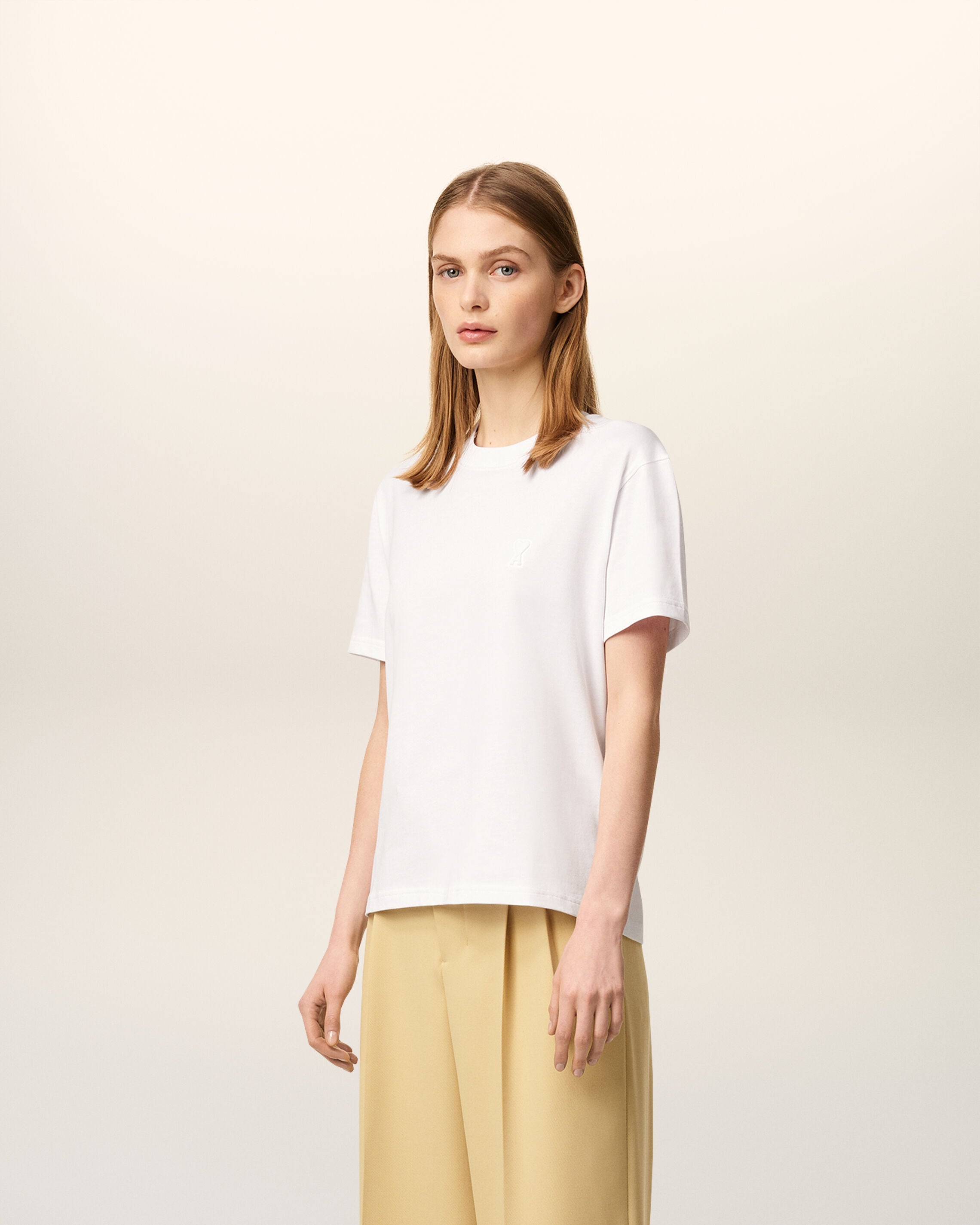 White Organic Cotton Ami De Coeur T-shirt