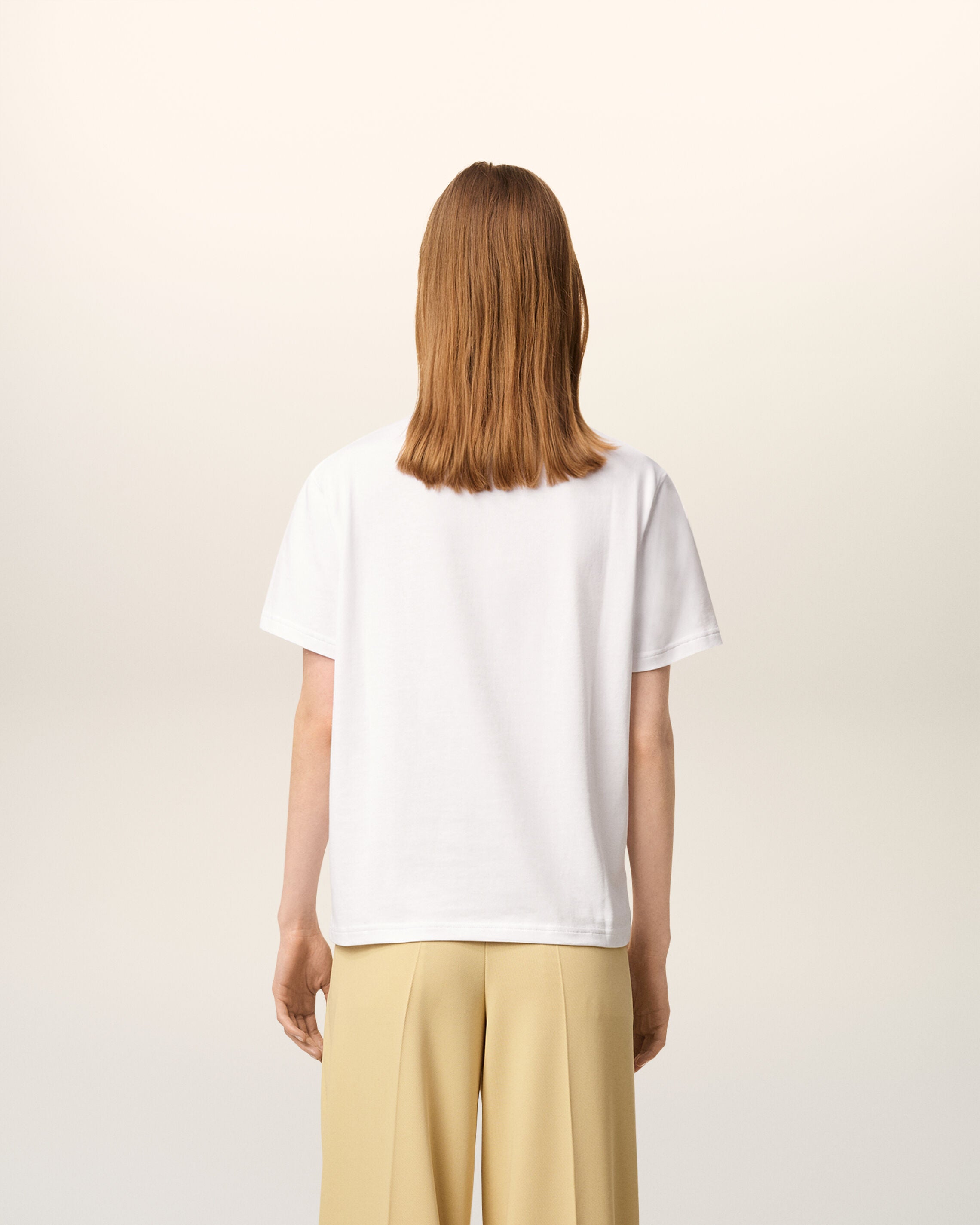 White Organic Cotton Ami De Coeur T-shirt